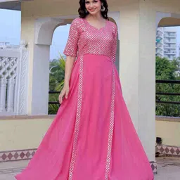 KALINI Georgette Maxi Dress-image-48