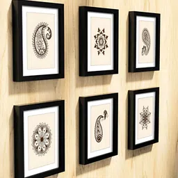 RANDOM Pack Of 6 Wall Photo Frames-23
