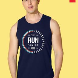 WOOSTRO Pack Of 2 Printed Combed Cotton Gym Vests VWS26(98 RED)(RUN NAVY)-image-64