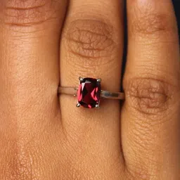 GenZcomplex Brass Garnet Finger Ring-picture-49