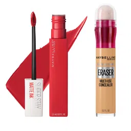 Maybelline Set Of Liquid Lipstick & Multi-Use Concealer-45