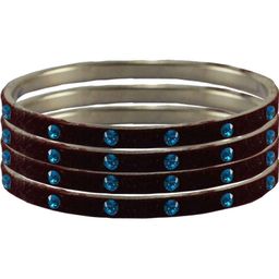 Vidhya Kangan Maroon Brass Bangles-image-96