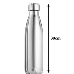 Kuber Industries Silver-Toned Set Of 2 Solid Water Bottle image 4