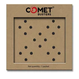 Comet Busters Beautiful Traditional Circular Bindi - Black-49