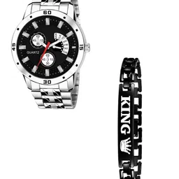 Miss Perfect Unisex Dial & Bracelet Style Straps Analogue Watch FA442-picture-30