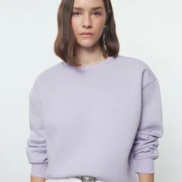 Trendyol Women Round Neck Sweatshirt-picture-32