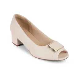 Tresmode Work Slim Heeled Pumps with Buckles-image-63