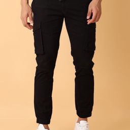 V-Mart Men Solid Cotton Cargos Trousers-image-29