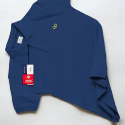 MACK JONNEY Men Polo Collar Applique T-shirt-image-69