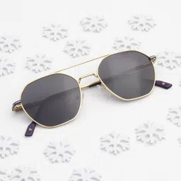 Ted Smith Unisex Aviator Sunglasses with Polarised and UV Protected Lens-9