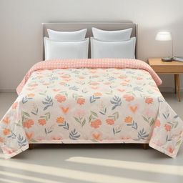 IVAZA Orange AC Room Double Bed Microfibre Comforter-image-48