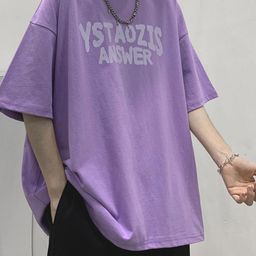 HERE&NOW Men Typography Round Neck T-shirt-image-44