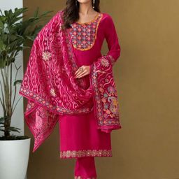 SZN Women Floral Printed Kurta with Trousers & Dupatta-picture-21