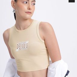 SZN Women Typography Printed Pack Of 2 Tank Crop Tops-image-81