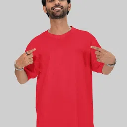 SNUG24 Round Neck Cotton Oversized T-shirt-picture-25