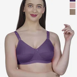 SHYAM SONS FLAIR Pack Of 3 Full Coverage Bra-picture-36