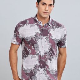 BULLMER Men Standard Opaque Printed Casual Shirt-image-37