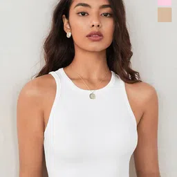 BAESD Pack Of 3 Ribbed Tank Crop Top-picture-31