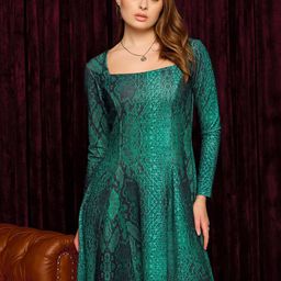 MABISH by Sonal Jain Short Flare Dress With Cut-out Back-image-55