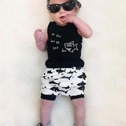 Lofn Unisex Kids Printed T-shirt with Capris-image-14