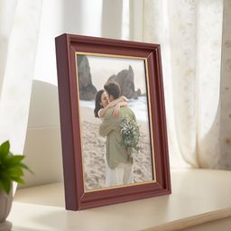 Golden Peacock Brown 1 Pieces MDF Table Photo Frames image 3
