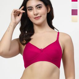LILY Solid Full Coverage Non Padded Non-Wired Everyday Bra-picture-46