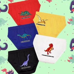 NUSYL Boys Pack Of 5 PrintedCotton Mid-Rise Seamless Basic Briefs NUBCBRFPO5.0063-image-97