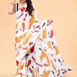Moda Rapido Pure Georgette Bandhani Saree-image-6