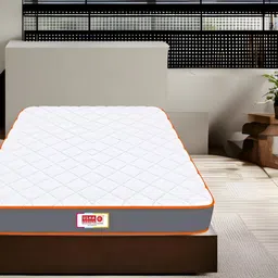 USHA SHRIRAM White & Grey Orthopedic Quilted Double Size Mattress-image-43