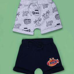 V-Mart Boys Pack Of 2 Printed Shorts-picture-3