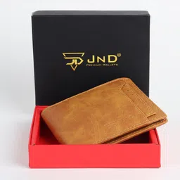 JND Men Textured Two Fold Wallet image 4