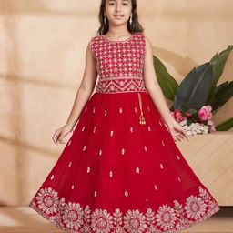 BAESD Floral Georgette Maxi Dress-picture-10