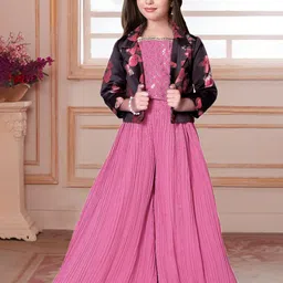 Wommaniya Impex Girls Top with Palazzos-image-12