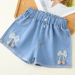 YK Girls Regular Fit Denim Shorts-image-73