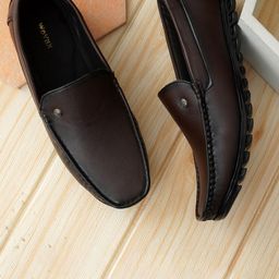 Woyak Men Textured Loafers-image-50