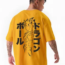 ANGERHOOD Graphic Printed Drop-Shoulder Sleeves Pure Cotton Oversized T-shirt-picture-12