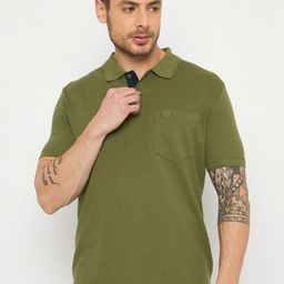 Duke Polo Collar Pockets Cotton T-shirt-image-87
