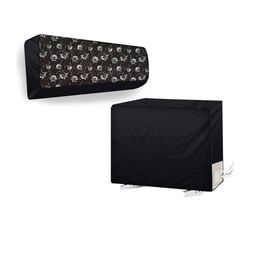The Furnishing Tree Black Plastic Air Conditioner Cover-image-83