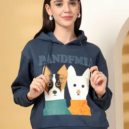 Thirty Threads Women Printed Hooded Sweatshirt-picture-20