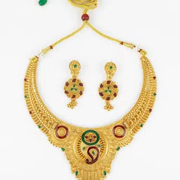 aadita Kundan-Studded Jewellery Set-picture-3