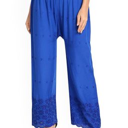 SRISARAS Women Flared Cotton Palazzos-image-111