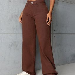 HIGH BUY Women Straight Fit High-Rise Jeans-image-102