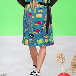 ArtzFolioBlue Printed Cotton Aprons-image-102