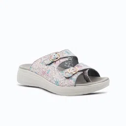 MEDIFEET Women Printed Open Toe Flats-picture-40