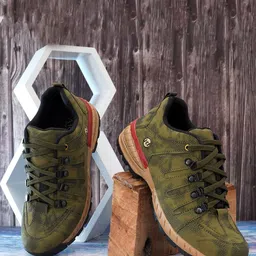 ARIWA Men Printed Lightweight Lace-Ups Trekking Shoes-17