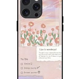 QRIOH Floral Printed iPhone 15 Pro Max Back Case Mobile Accessories-picture-35