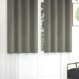 Yellow Weaves Grey Set of 2 Room Darkening Window-image-98