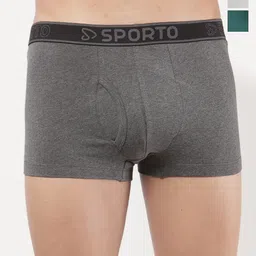 Sporto by Macho Men Pack Of 3 Outer Elasticated Short Trunks - Sprto_M1022-A-picture-47