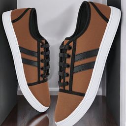 Spotwalk Men Mid-Top Lace-Ups Running Shoes-image-96