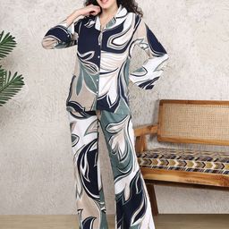 Claura Women Printed Night suit-image-73